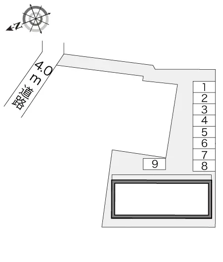 岡崎市鴨田町 月極駐車場
